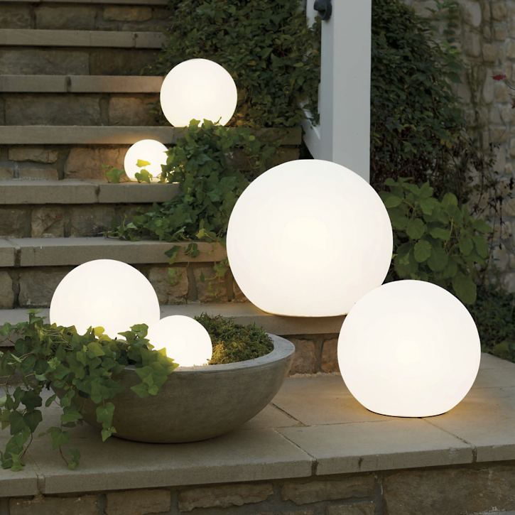 Sferische Tuinlamp | Op afstand bestuurbaar | Weerbestendig | Duurzame batterij | Veelzijdig en draagbaar