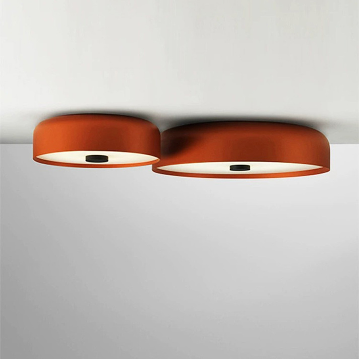 Nordic Retro Flush Mount Ceiling Light with LED Technology – Minimalist Design for Cozy Ambiance, Multiple Sizes Available
