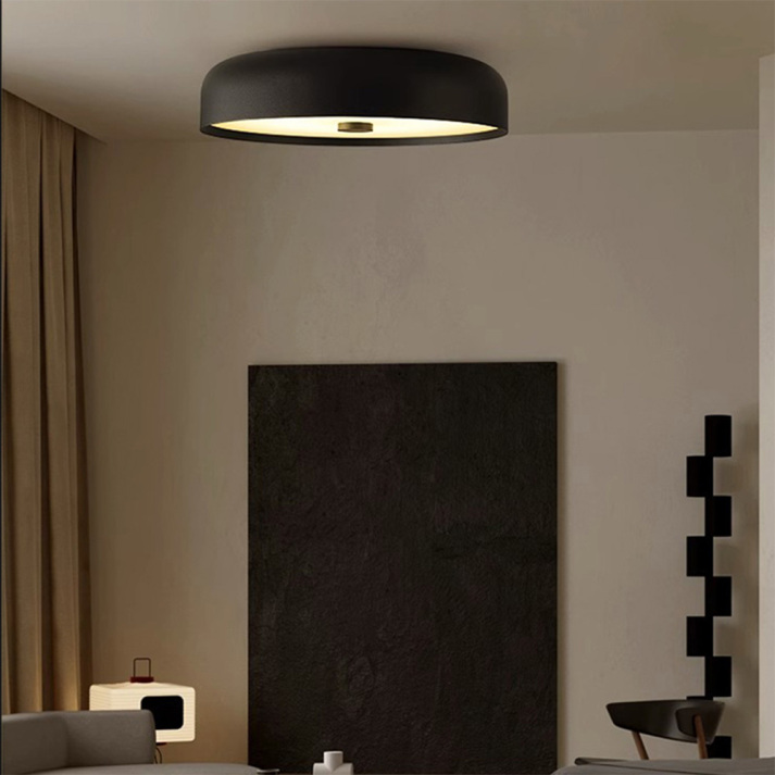 Variant image for Nordic Retro Flush Mount Ceiling Light with LED Technology – Minimalist Design for Cozy Ambiance, Multiple Sizes Available-10
