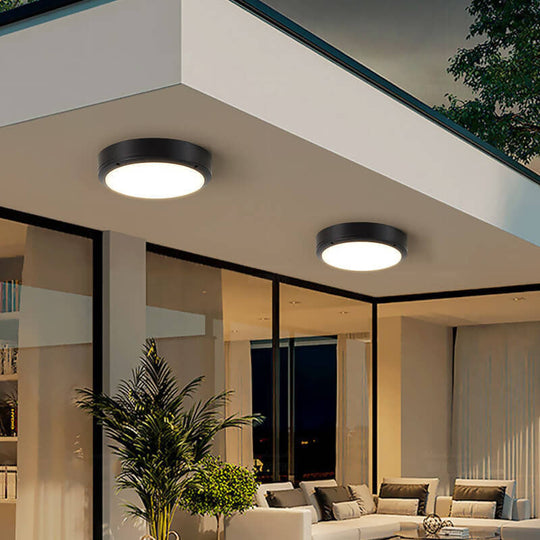 Waterproof Round LED Ceiling Light for Outdoor Use – Easy Installation, Modern Design, Available in 12W, 15W, 20W Options