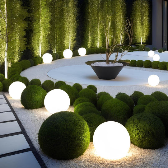 Spherical Garden Light | Remote Controlled | Weather resistant | Durable battery | Versatile and Portable