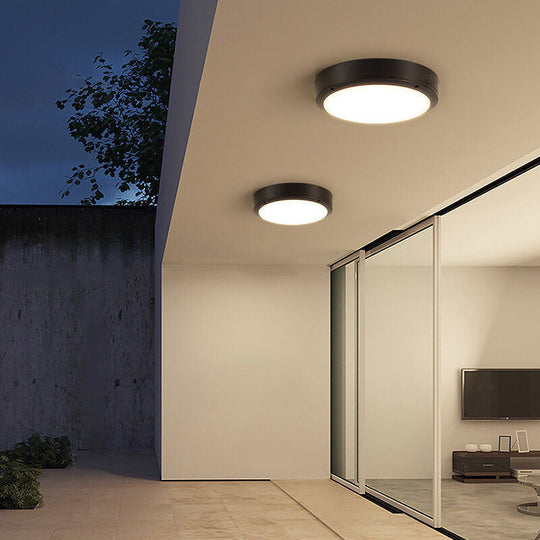 Waterproof Round LED Ceiling Light for Outdoor Use – Easy Installation, Modern Design, Available in 12W, 15W, 20W Options