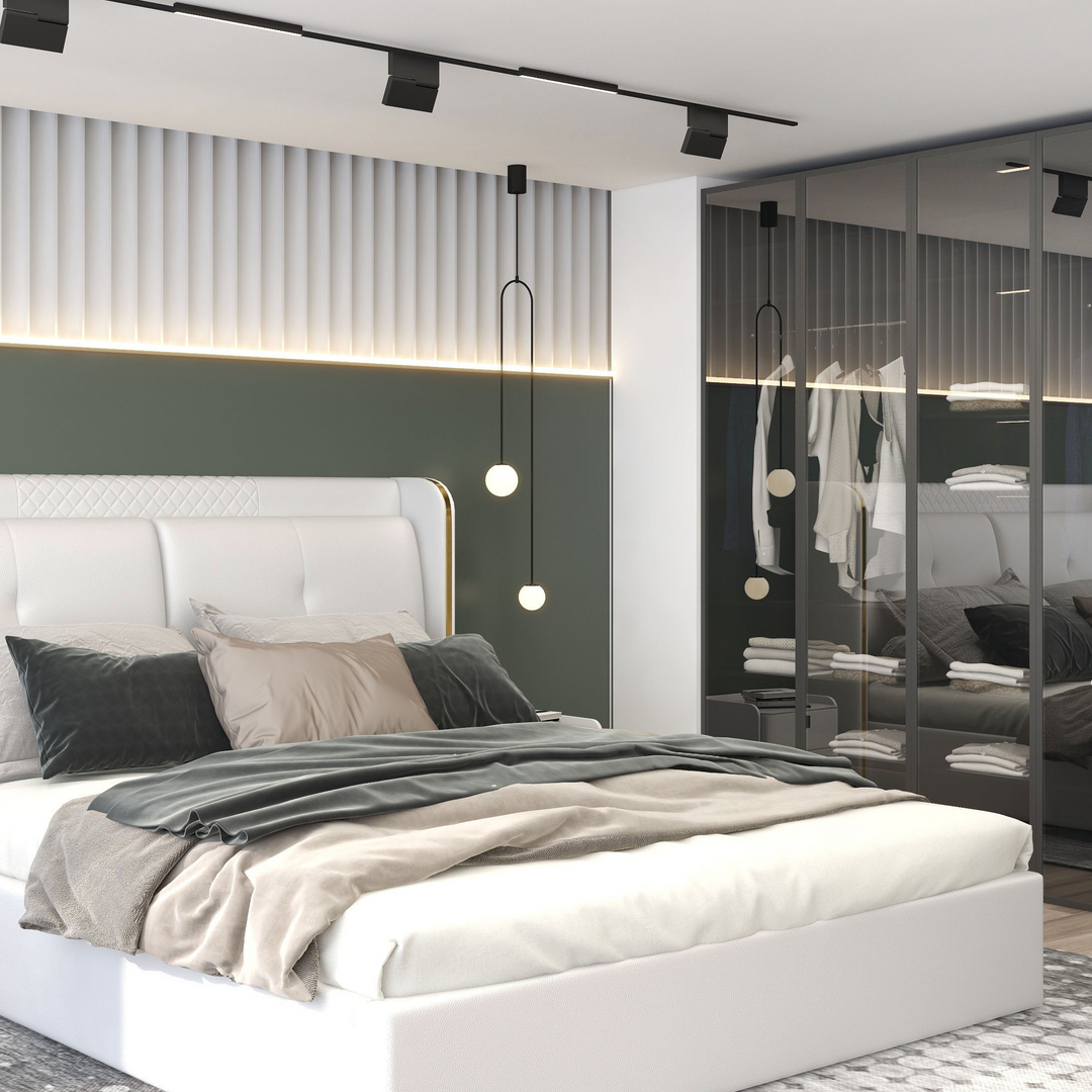 Modern 2-Light Glass Pendant Light with U-Shaped Metal Bracket for Living Room and Bedroom - Stylish Hanging Lights