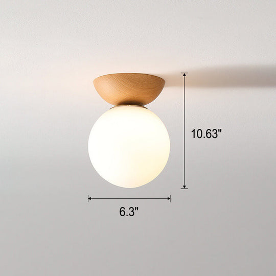 Japanese Style LED Ceiling Lamp with Adjustable Color Temperature - Elegant Ceiling Light Fixture for Dining Room and Living Spaces