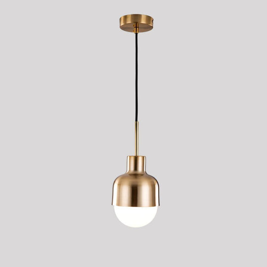 Modern Copper Pendant Lamp with Glass Shade – Adjustable Height Kitchen Pendant Lighting for Indoor Use