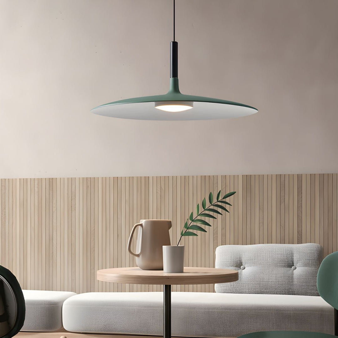 Industrial Black Pendant Lamp – Adjustable Height Metal Shade with Dimmable LED for Kitchen and Modern Hanging Lighting