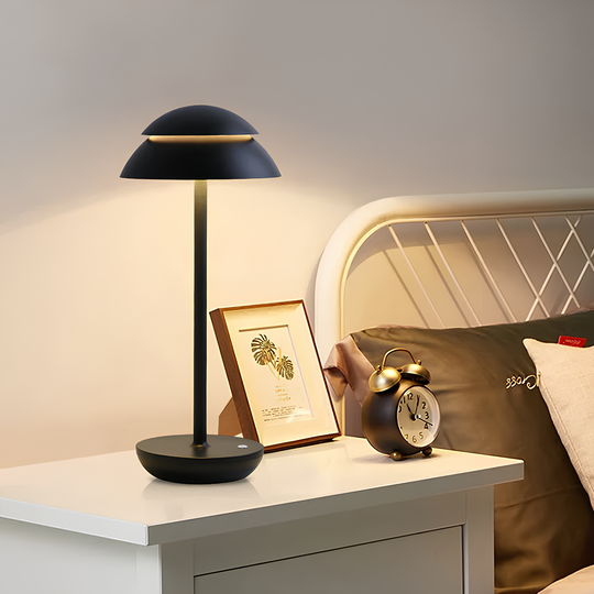 Cordless Scandinavian Table Lamp with Dimmable Touch Control - 4000 mAh Battery, Warm Lighting for Home and Office