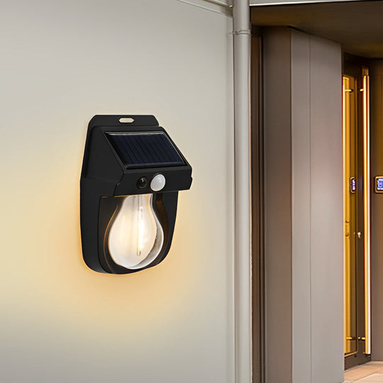 Variant image for Solar Outdoor Wall Lantern with Motion Sensor – Eco-Friendly Dusk to Dawn Lighting for Gardens and Porches-4