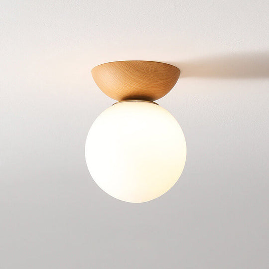 Japanese Style LED Ceiling Lamp with Adjustable Color Temperature - Elegant Ceiling Light Fixture for Dining Room and Living Spaces