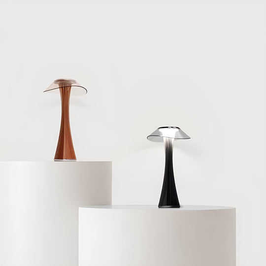 Elegant Sculpted Floor Lamp with Wireless Rechargeable Design – Versatile LED Lighting Options in Warm, Cool, and Natural White