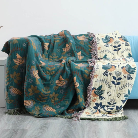 Omkeerbare en Luxe Scandinavische Deken | Zacht en ademend | Scheurbestendig | Machinewasbaar