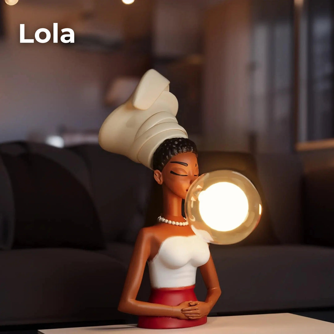 Colorful LED Table Lamp Collection – Modern Cultural Design for Living Room and Bedroom Illumination