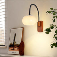 Bauhaus Persimmon Glass Wall Lamp – Modern & Stylish Lighting