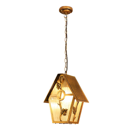 Variant image for Modern Waterproof Outdoor Chandelier Light – Adjustable Hanging Chain, Durable Aluminum with Glass Lampshade for Exterior Use-2