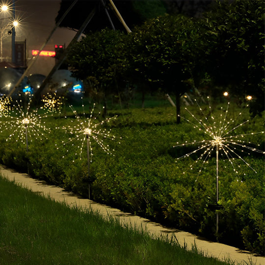 Solar Garden Lights with 200 LEDs – Waterproof Starburst Design for Outdoor Use, Perfect for Gardens and Parties