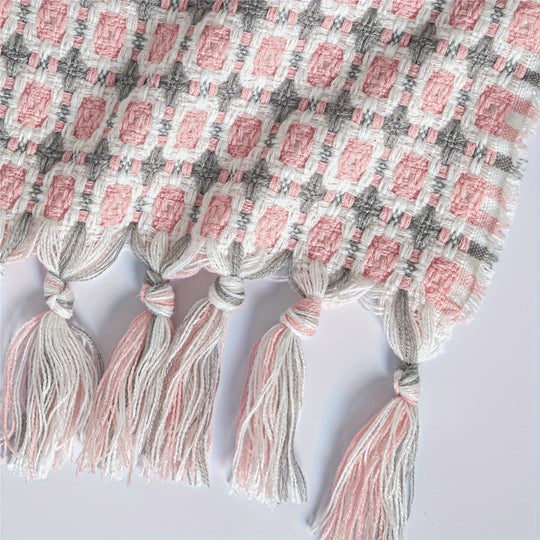Bohemian Tassel Blanket - Soft Knitted Sofa Towel for Comfort & Stress Relief