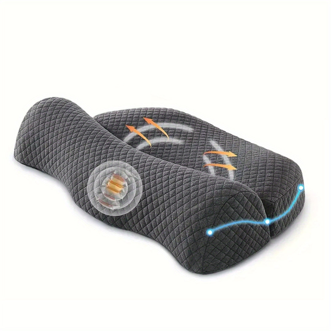 Ergonomic Neck Pillow, Contemporary Style, Adjustable Cervical Support for Shoulder & Cervical Pain Relief