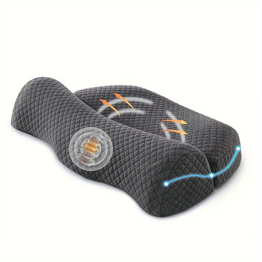 Ergonomic Neck Pillow, Contemporary Style, Adjustable Cervical Support for Shoulder & Cervical Pain Relief