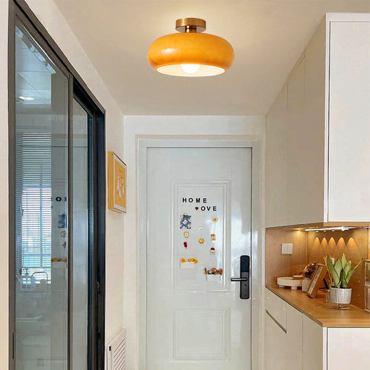 Elegant Vintage Round Glass Ceiling Lights
