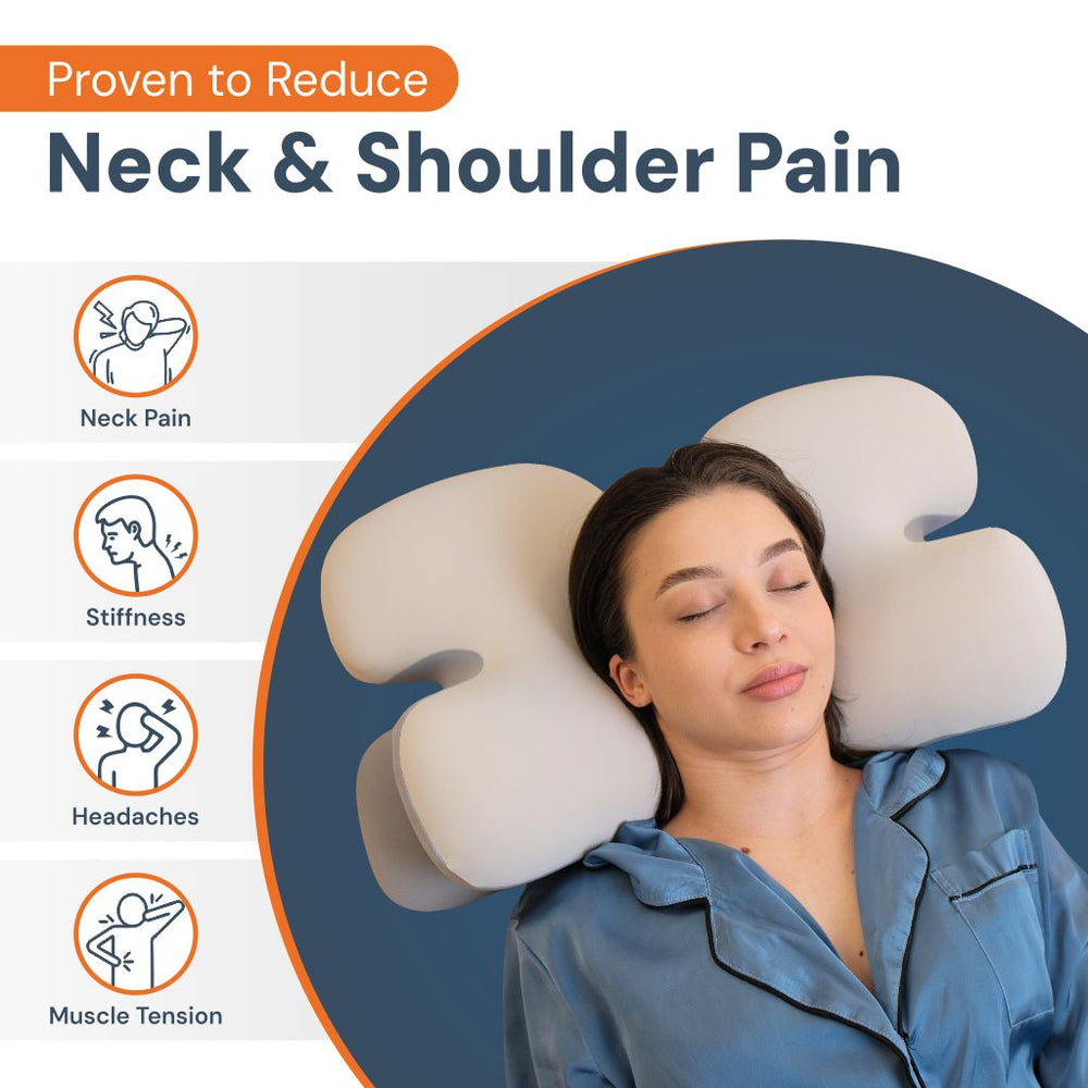 "Ergonomic Cervical Pillow for Neck Pain Relief – For better Sleep & Posture"