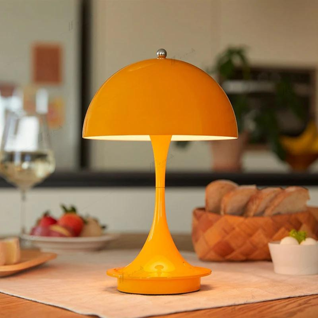 Rechargeable LED Table Lamp – Adjustable Brightness, Modern Acrylic and Aluminum Design, Battery Operated for Versatile Use