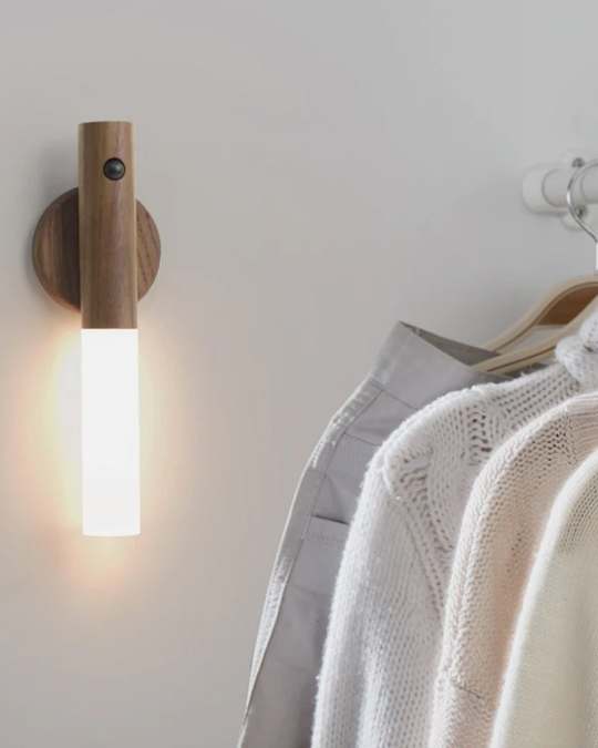 Elvar - Rechargeable Wooden Sconce