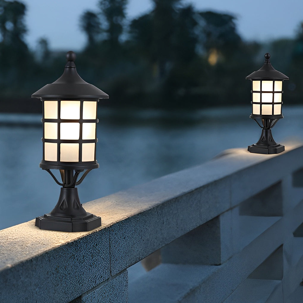 Modern Solar Garden Lights with Remote Control – Waterproof LED Outdoor Lighting for Fence Posts