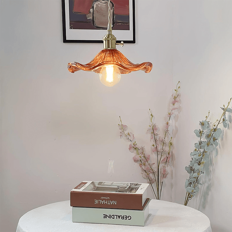 Elegant Hibiscus Flower Pendant Lamp – Stylish & Modern Lighting Decor