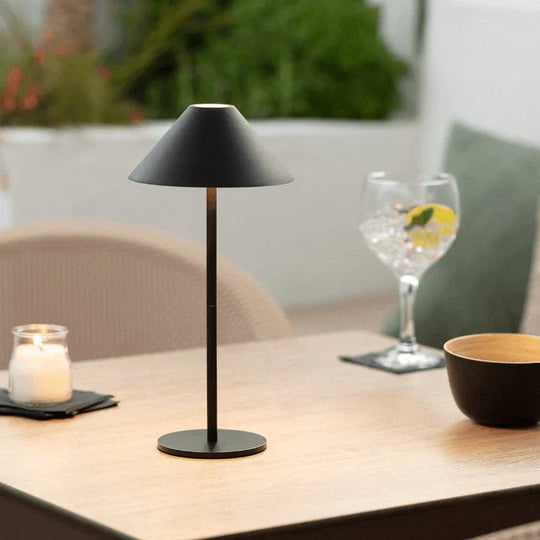 Wireless Waterproof Cordless Table Lamp with Touch Dimming and 400 Lumens – Rechargeable Battery Operated Indoor/Outdoor Lighting