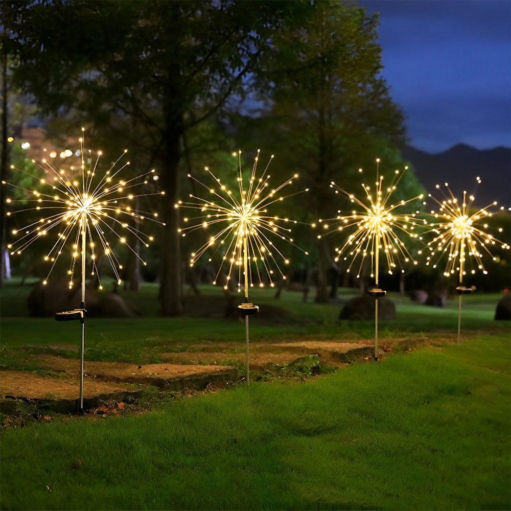 Solar Garden Lights with 200 LEDs – Waterproof Starburst Design for Outdoor Use, Perfect for Gardens and Parties