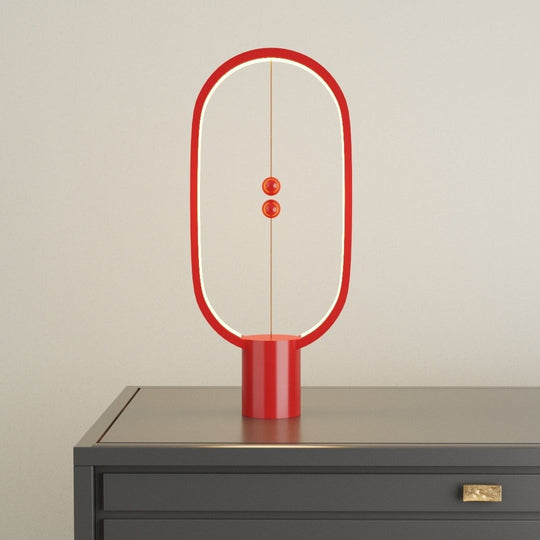 Magnetic LED Desk Lamp with Adjustable Brightness – Rechargeable Table Lamp for Home and Office
