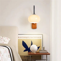 Bauhaus Persimmon Glass Wall Lamp – Modern & Stylish Lighting
