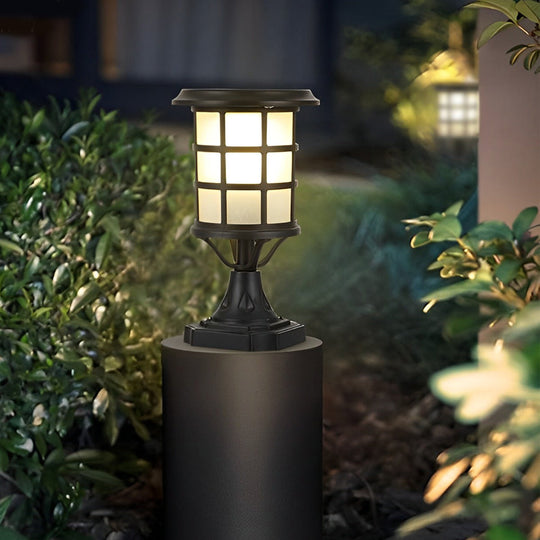 Variant image for Modern Solar Garden Lights with Remote Control – Waterproof LED Outdoor Lighting for Fence Posts-2