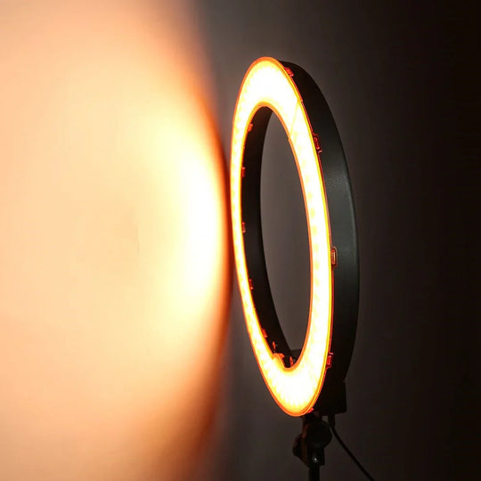 Adjustable LED Ring Light with 360° Rotation – Portable Selfie Ring Light for Phone, Dimmable with Multiple Lighting Options
