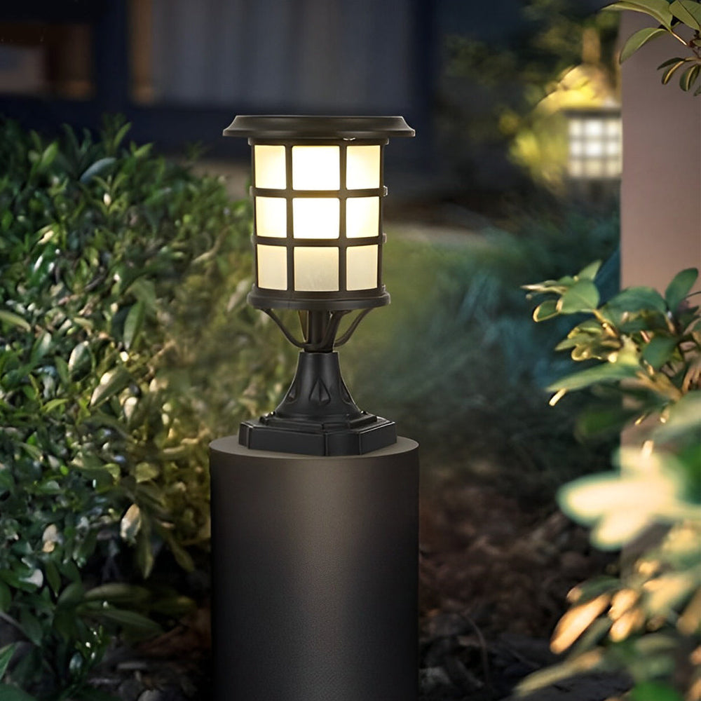 Modern Solar Garden Lights with Remote Control – Waterproof LED Outdoor Lighting for Fence Posts