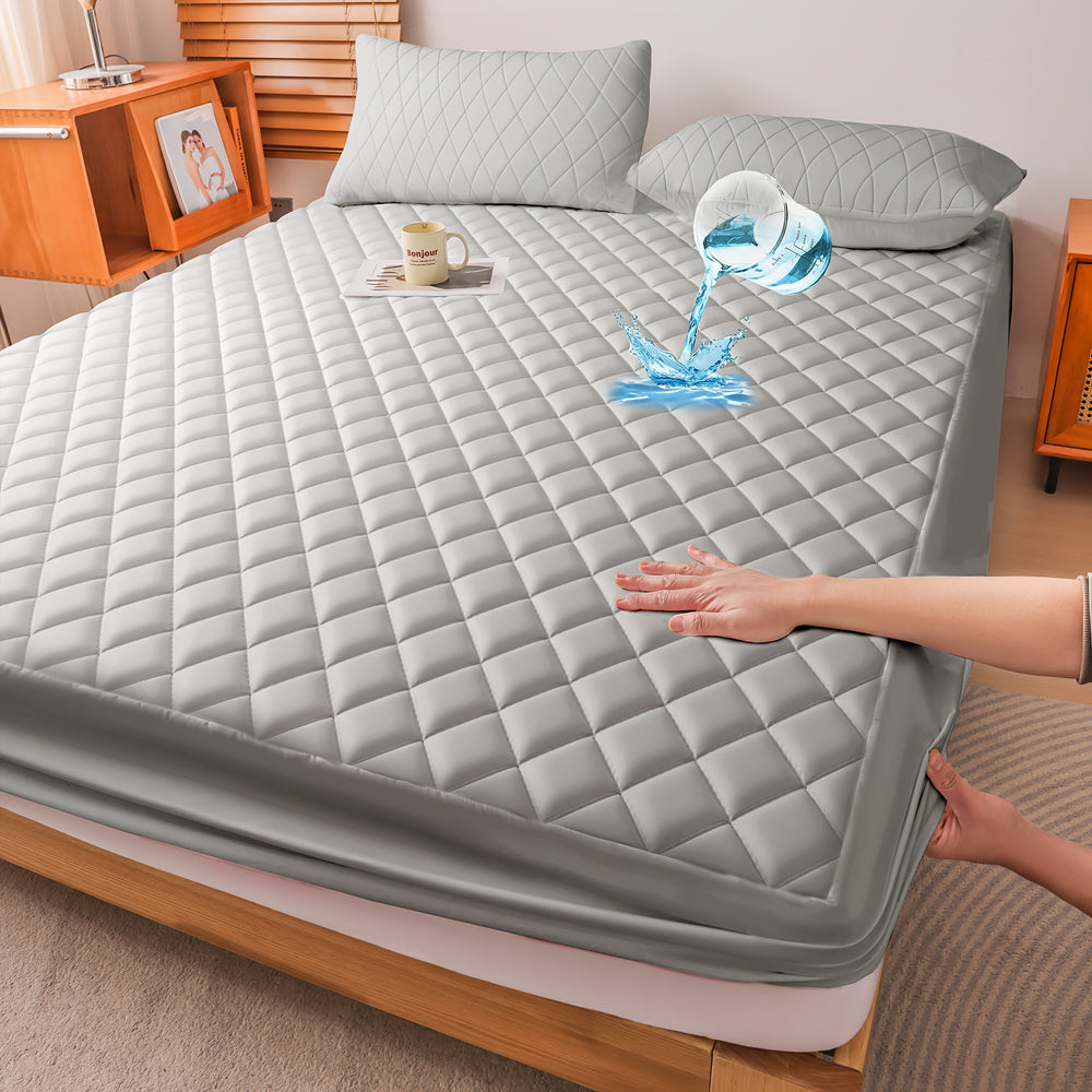 Soft Waterproof Mattress Protector – Cooling, Thick & Comfortable Fitted Sheet