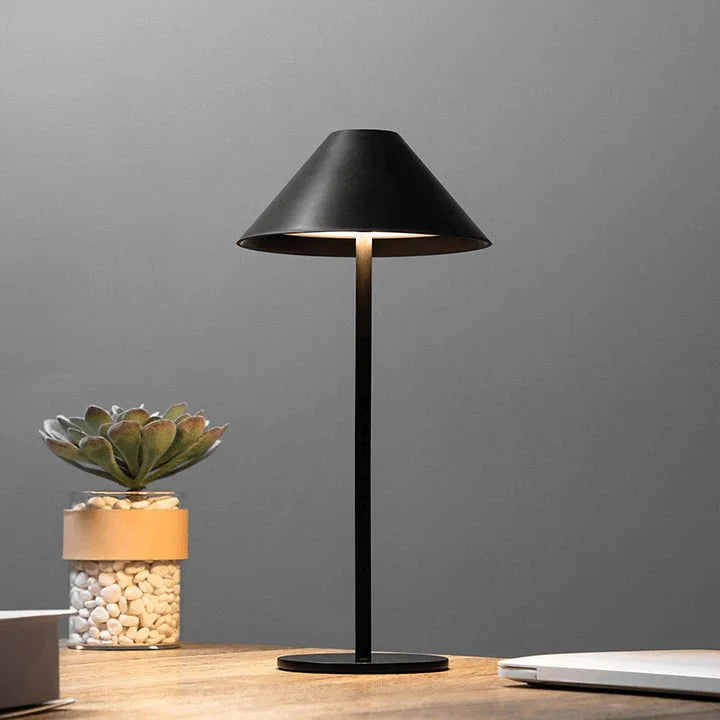Wireless Waterproof Cordless Table Lamp with Touch Dimming and 400 Lumens – Rechargeable Battery Operated Indoor/Outdoor Lighting
