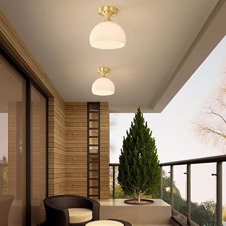 Modern Milk White Glass Flush Mount Ceiling Light Fixture – Elegant Illumination for Contemporary Spaces