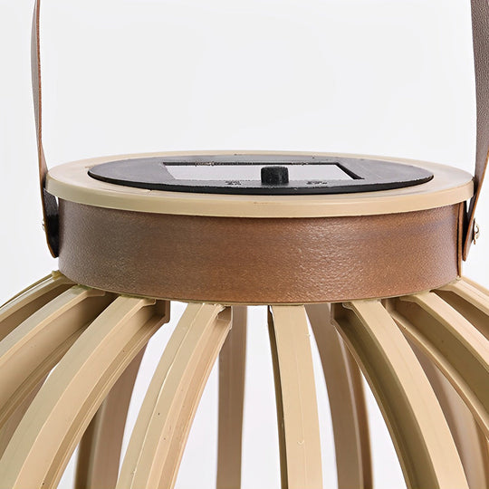 Modern Waterproof Solar Outdoor Lantern with LED Light - Portable Garden Lantern for Elegant Illumination