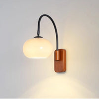Bauhaus Persimmon Glass Wall Lamp – Modern & Stylish Lighting