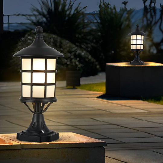 Modern Solar Garden Lights with Remote Control – Waterproof LED Outdoor Lighting for Fence Posts