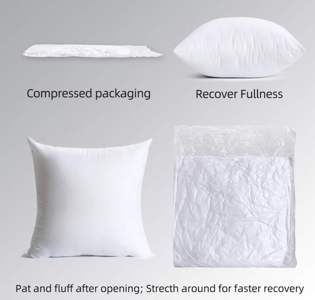 Cotton Throw Pillow | Extra soft and fluffy | Breathable Material | For comfort and support