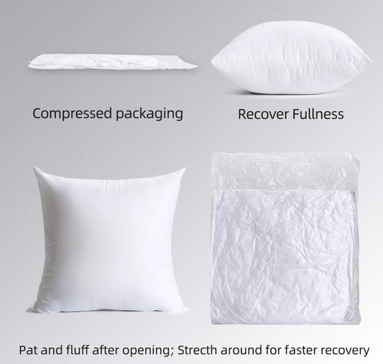 Cotton Throw Pillow | Extra soft and fluffy | Breathable Material | For comfort and support