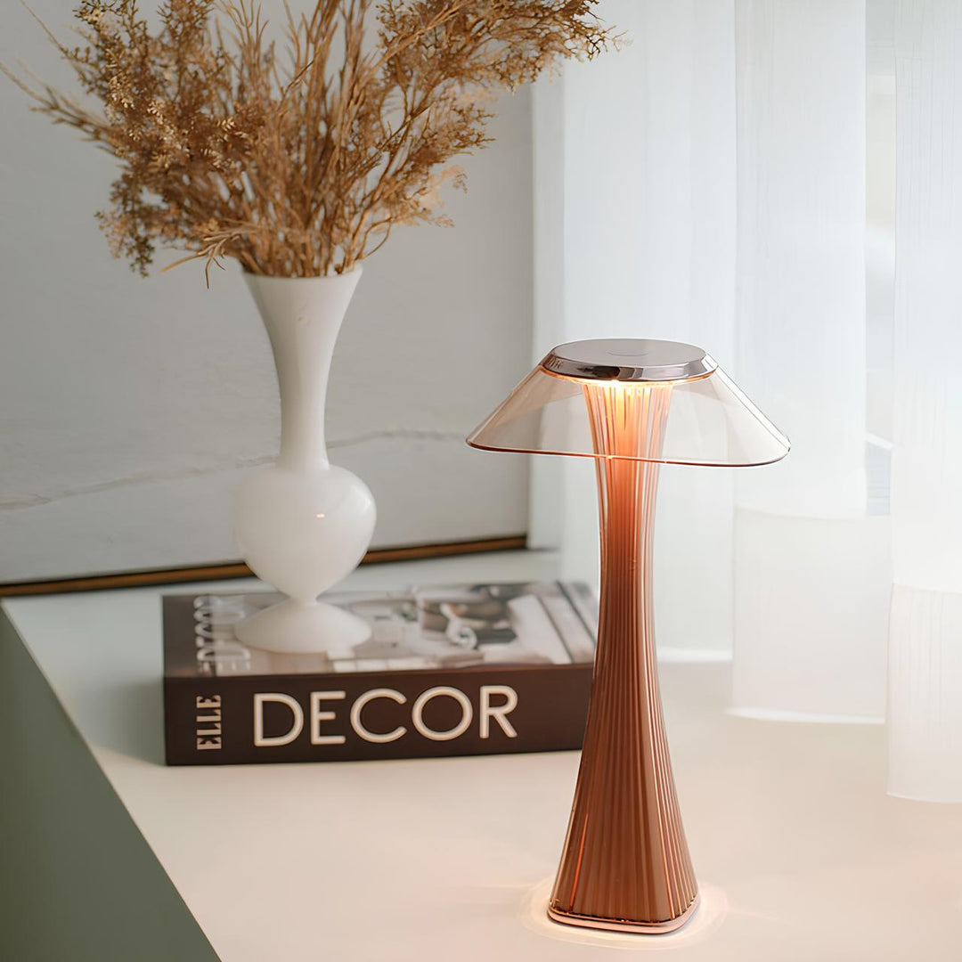 Variant image for Elegant Sculpted Floor Lamp with Wireless Rechargeable Design – Versatile LED Lighting Options in Warm, Cool, and Natural White-1