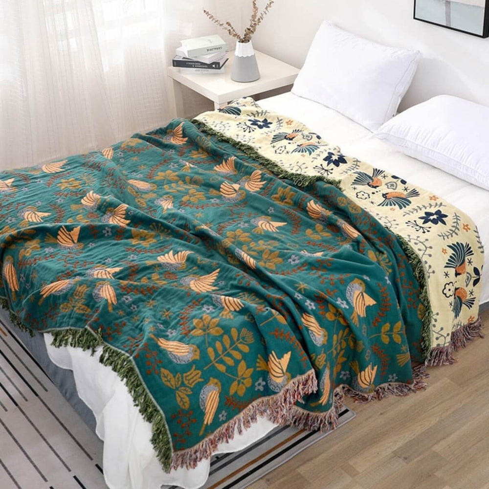 Reversible and Luxurious Scandinavian Blanket | Soft and Breathable | Tear Resistant | Machine Washable