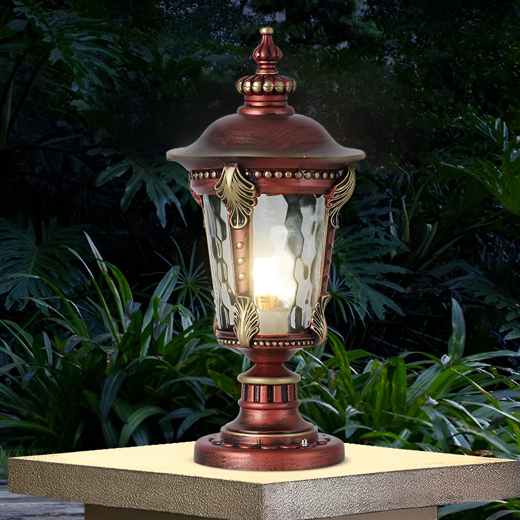 Dual Purpose Solar Fence Post Lights with Remote Control – Waterproof Aluminum Solar Post Caps for Gardens and Patios