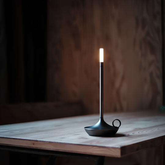 Nordic Candlestick Light | Long Battery Life | Easily Adjustable | Lightweight and Portable