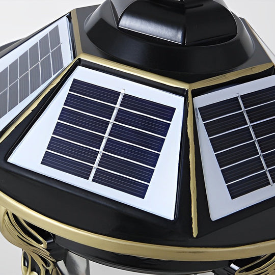 Dual Purpose Solar Fence Post Lights with Remote Control – Waterproof Aluminum Solar Post Caps for Gardens and Patios