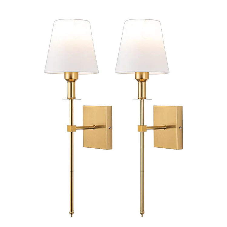 Rechargeable and Wireless Metal Wall Light (2 Pack)