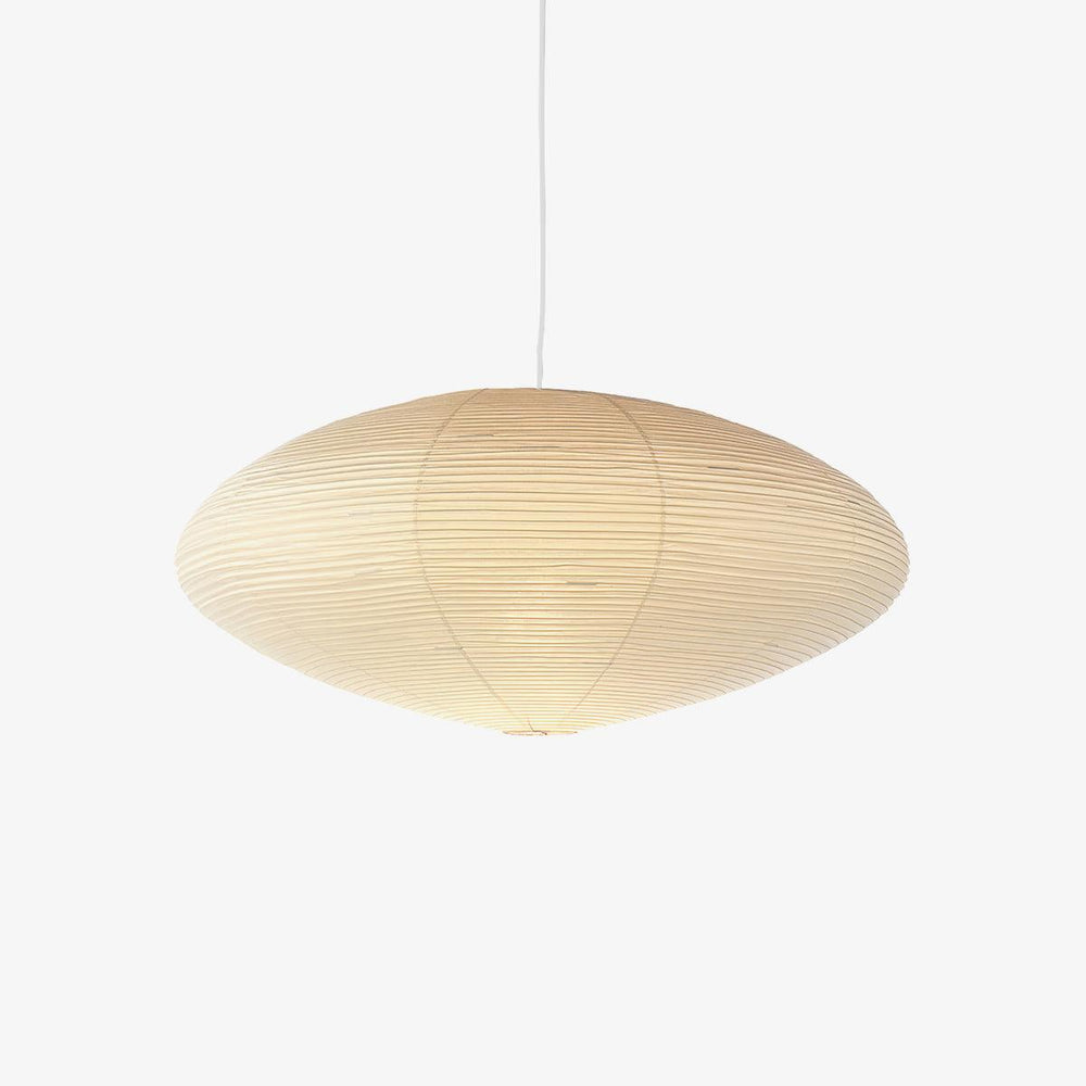 Handcrafted Washi Paper Pendant Light - Adjustable Height Indoor Ceiling Fixture for Kitchen and Living Room